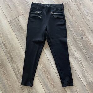 Next Black Trousers with Zipper Detail